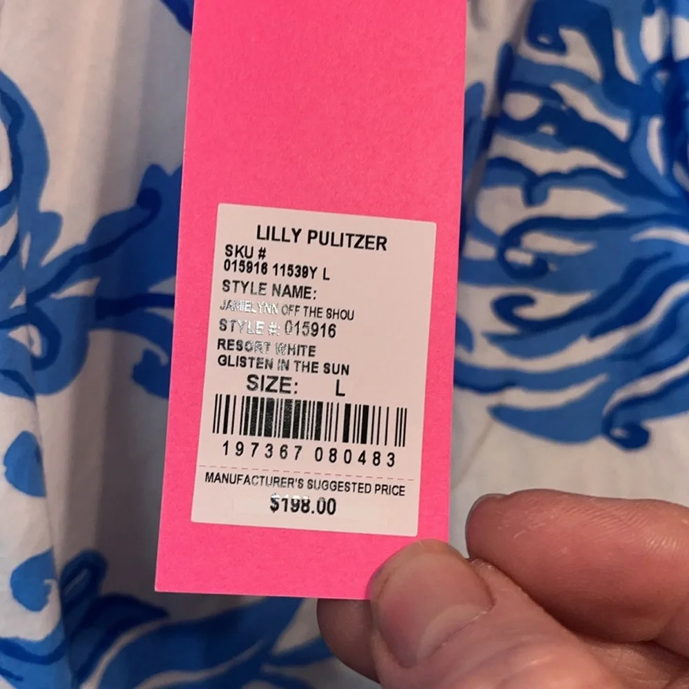 LP Jamielynn off the shoulder lined dress NWT size large - Picture 2 of 6